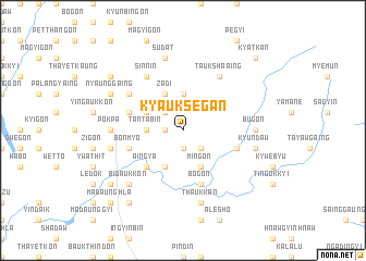 map of Kyauksègan