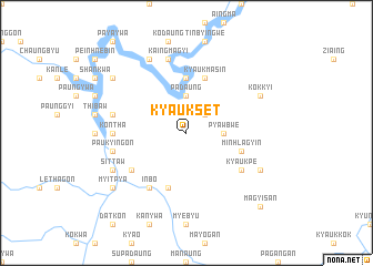 map of Kyaukset