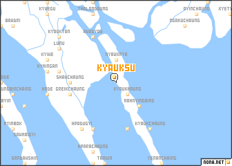 map of Kyauksu