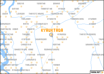map of Kyauktada