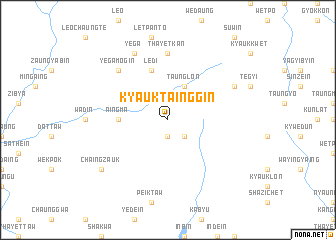 map of Kyauktainggin