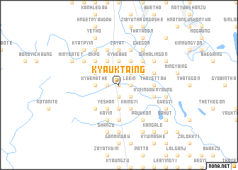 map of Kyauktaing