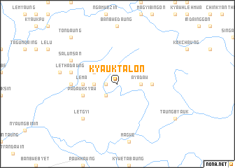 map of Kyauktalon