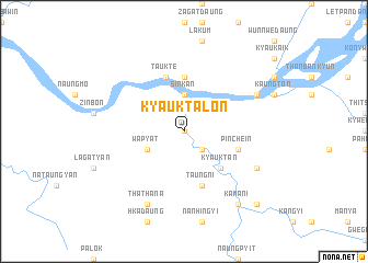 map of Kyauktalon
