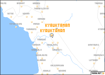 map of Kyauktaman