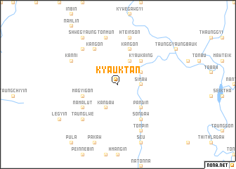 map of Kyauktan