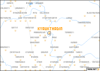 map of Kyaukthadin