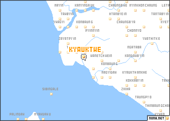 map of Kyauktwe