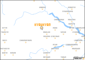 map of Kyaukyan