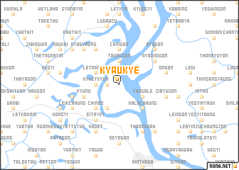 map of Kyauk-ye