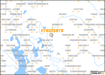 map of Kyaungbya