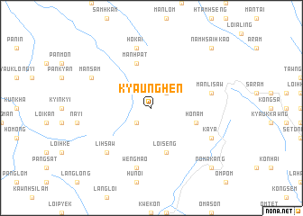 map of Kyaung-hen