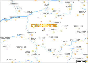 map of Kyaungmi Patok