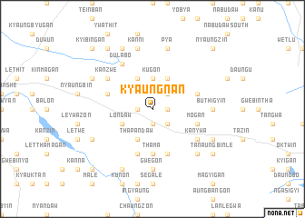 map of Kyaungnan