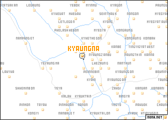 map of Kyaungna