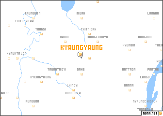map of Kyaungyaung