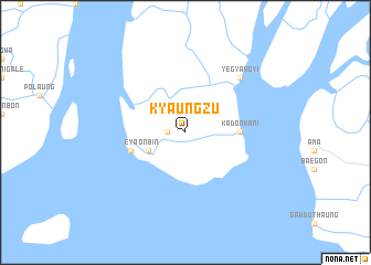 map of Kyaungzu