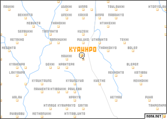 map of Kyawhpo