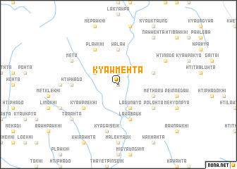 map of Kyawmehta