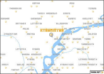 map of Kyawminywa