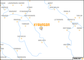 map of Kyawngon