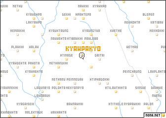 map of Kyawpakyo