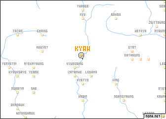 map of Kyaw