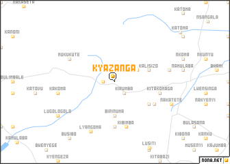 map of Kyazanga