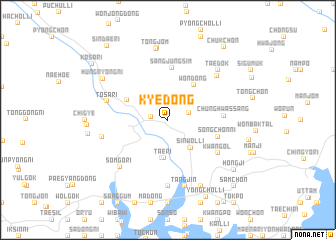 map of Kye-dong