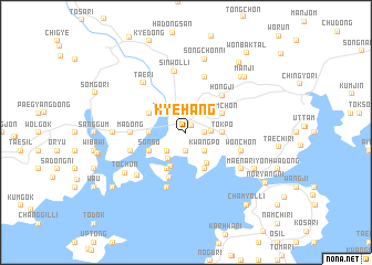 map of Kyehang