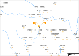 map of Kyeingyi