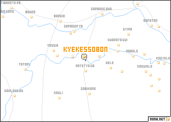 map of Kyékéssobon