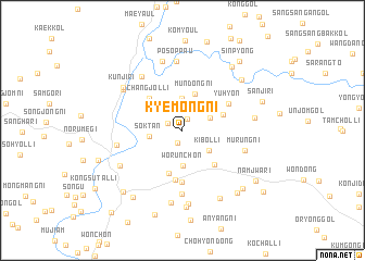 map of Kyemong-ni