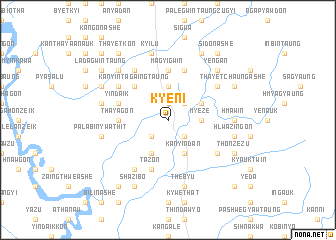 map of Kyeni