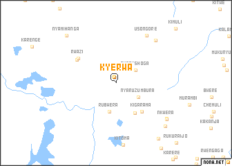 map of Kyerwa