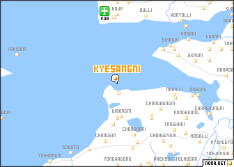 map of Kyesang-ni