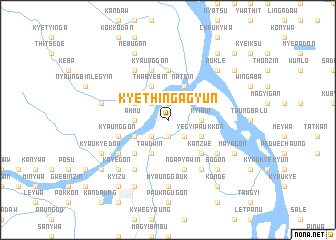 map of Kyethingagyun