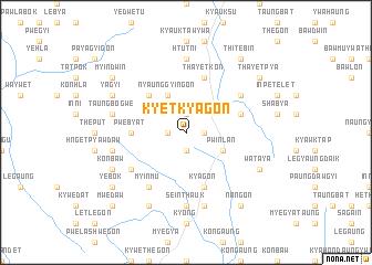 map of Kyetkyagon