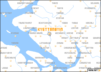 map of Kyettanbyin