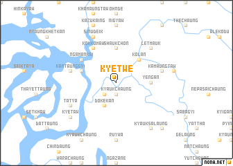 map of Kyetwe
