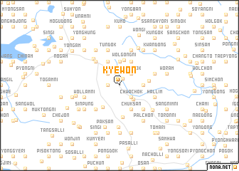 map of Kyewŏn