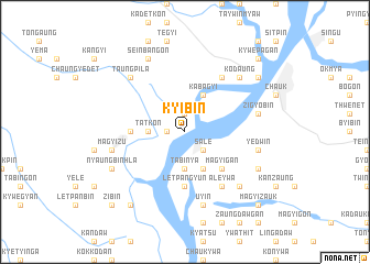 map of Kyibin