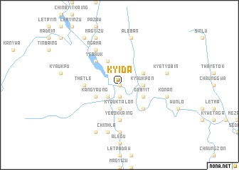 map of Kyida