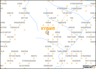 map of Kyidwin