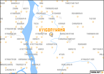 map of Kyigonywama