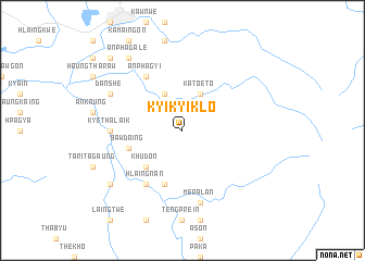 map of Kyikyi-klo