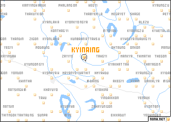 map of Kyinaing