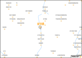 map of Kyin