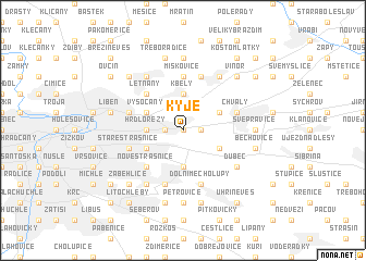 map of Kyje