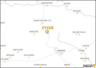 map of Kykva